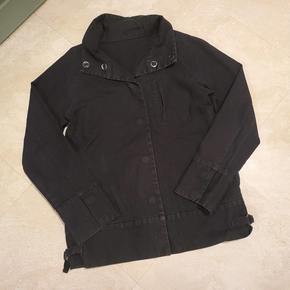 Pink Label United Arrows Womens M Medium Japan Goth Punk Canvas‎ Jacket